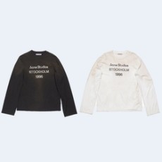 아크네 스튜디오 릴랙스 핏 로고 티셔츠 (2color)